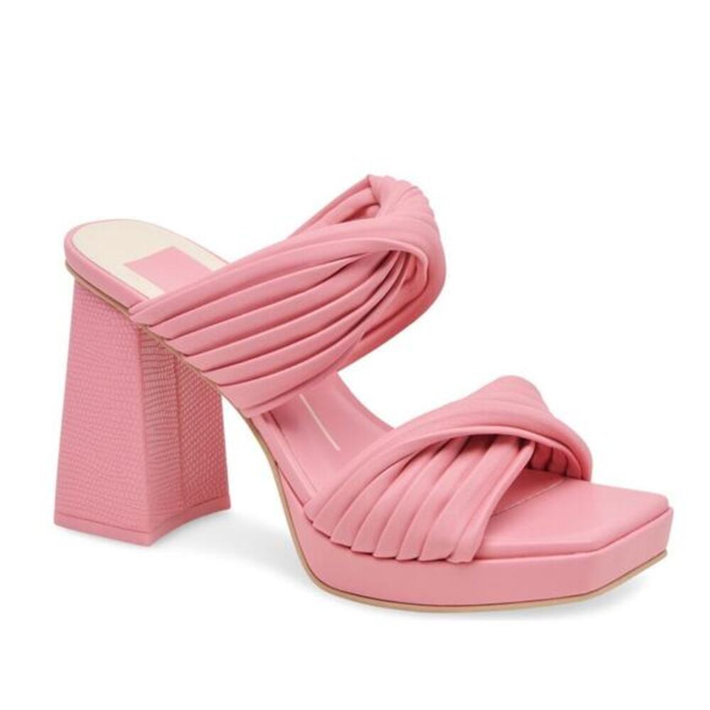 Dolce Vita Women's Altin Platform Slide Sandal Pink Stella Size‎ 6